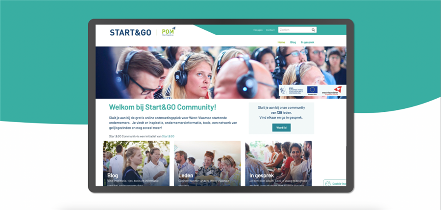 Message Start&GO ondersteunt ruim 130 startende ondernemers met een online Mett community bekijken